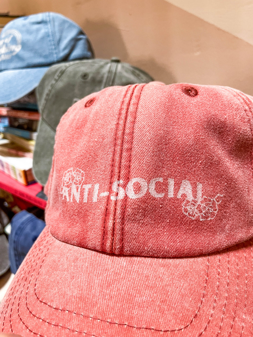 Grumpy Caps - Hand printed sassy and sardonic statements