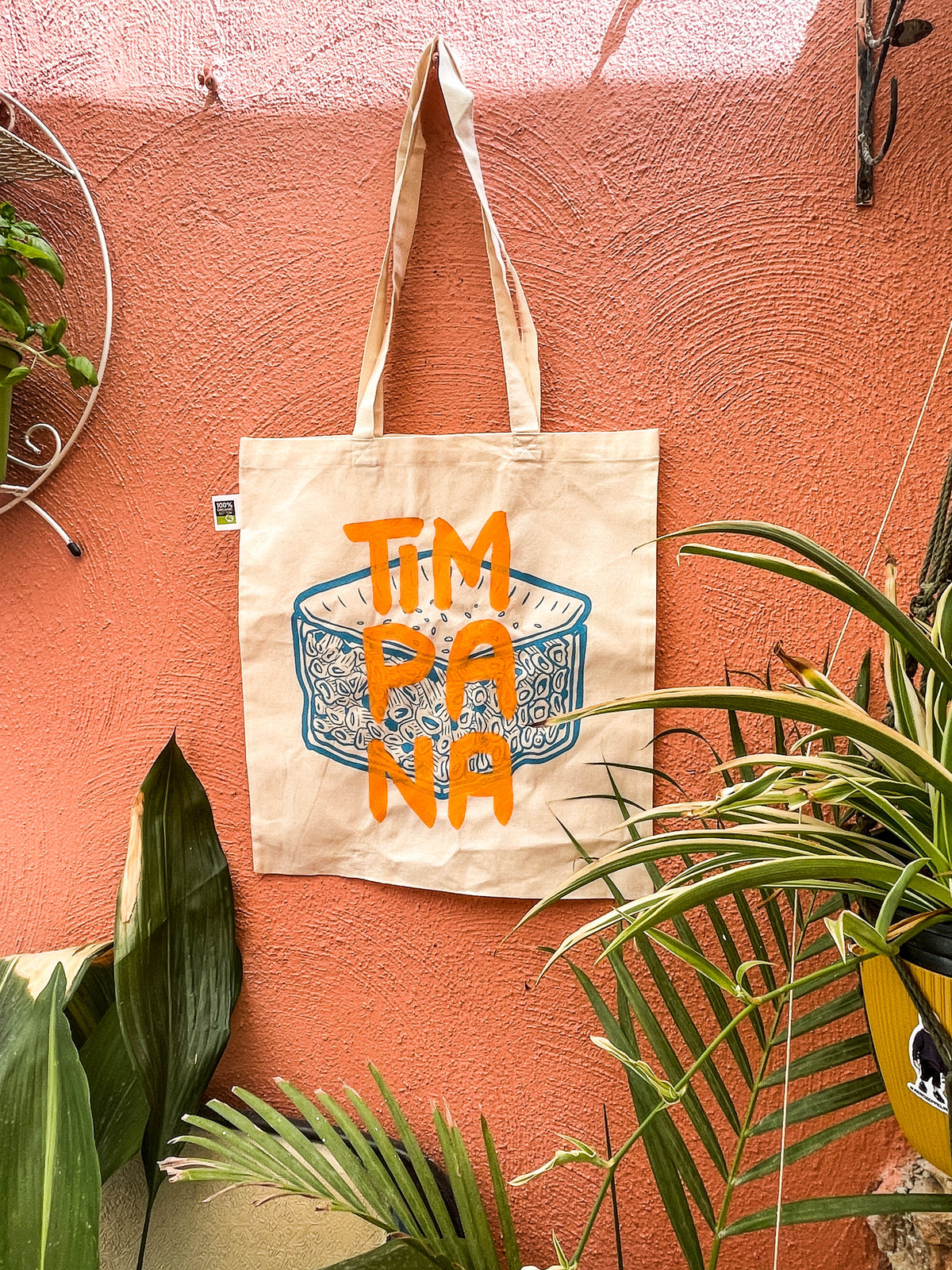 TIMPANA / MALTESE FOOD Hand printed cotton tote bag