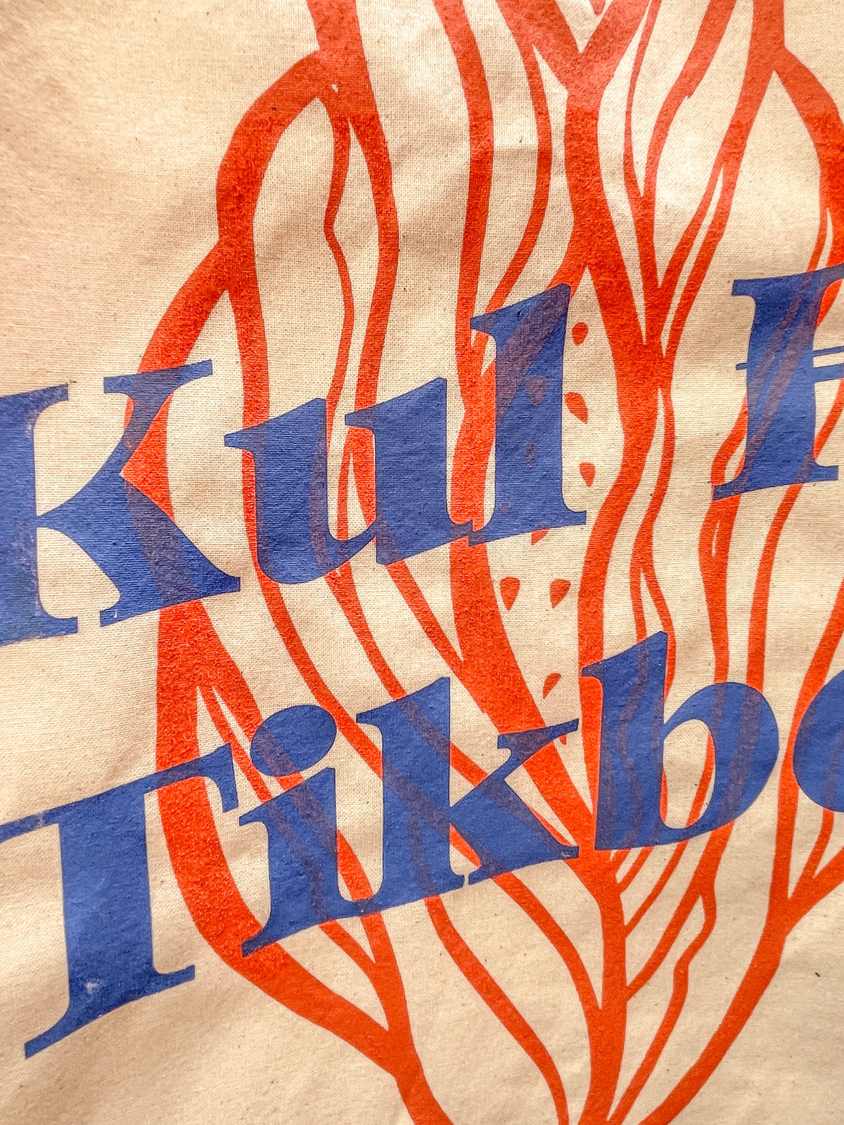 KUL ĦA TIKBER / Maltese Pastizzi Hand printed cotton tote bag