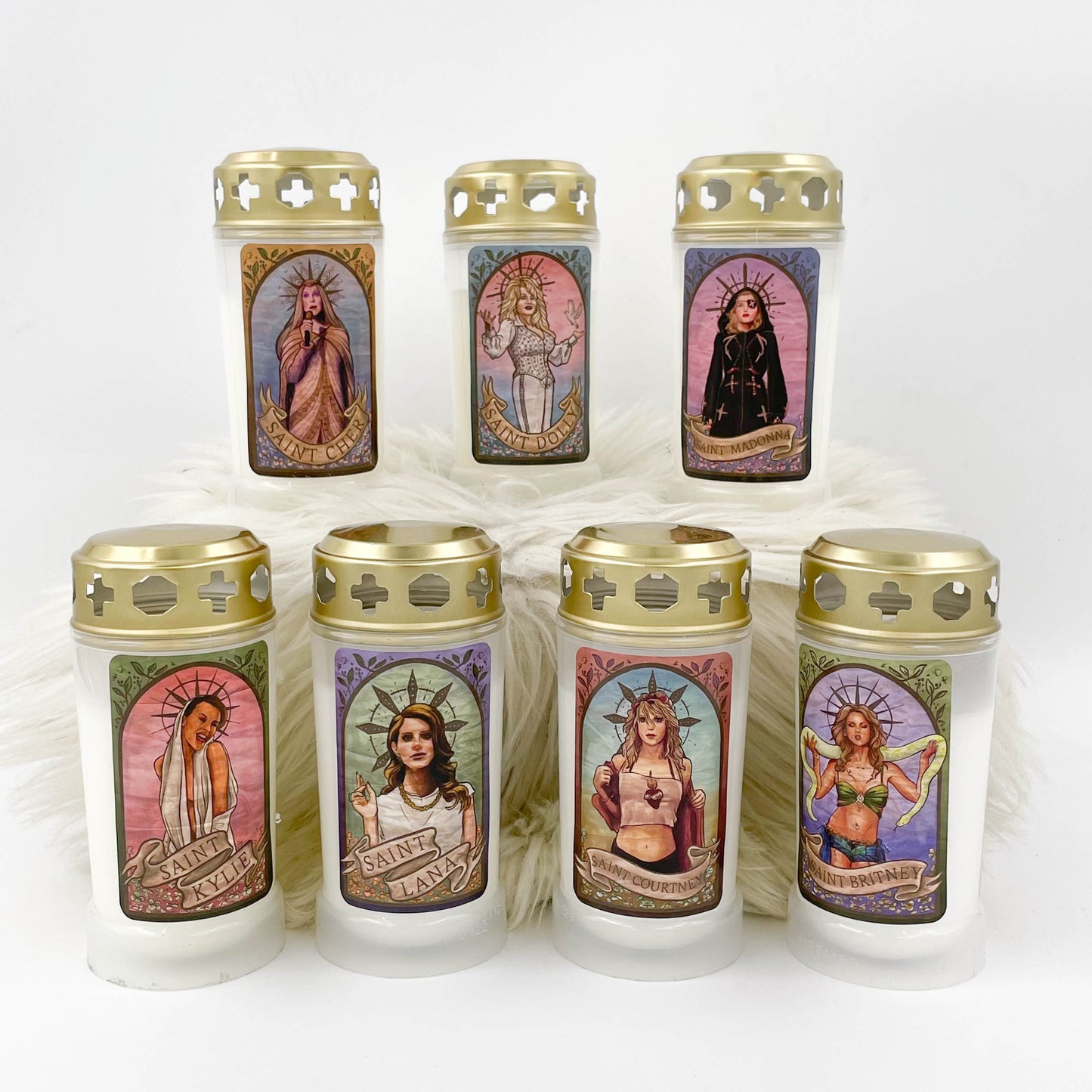 Pop-Culture Divas Votive Candles