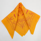 Cimatura Mediterranean hand printed 100% Cotton Bandana/Scarf