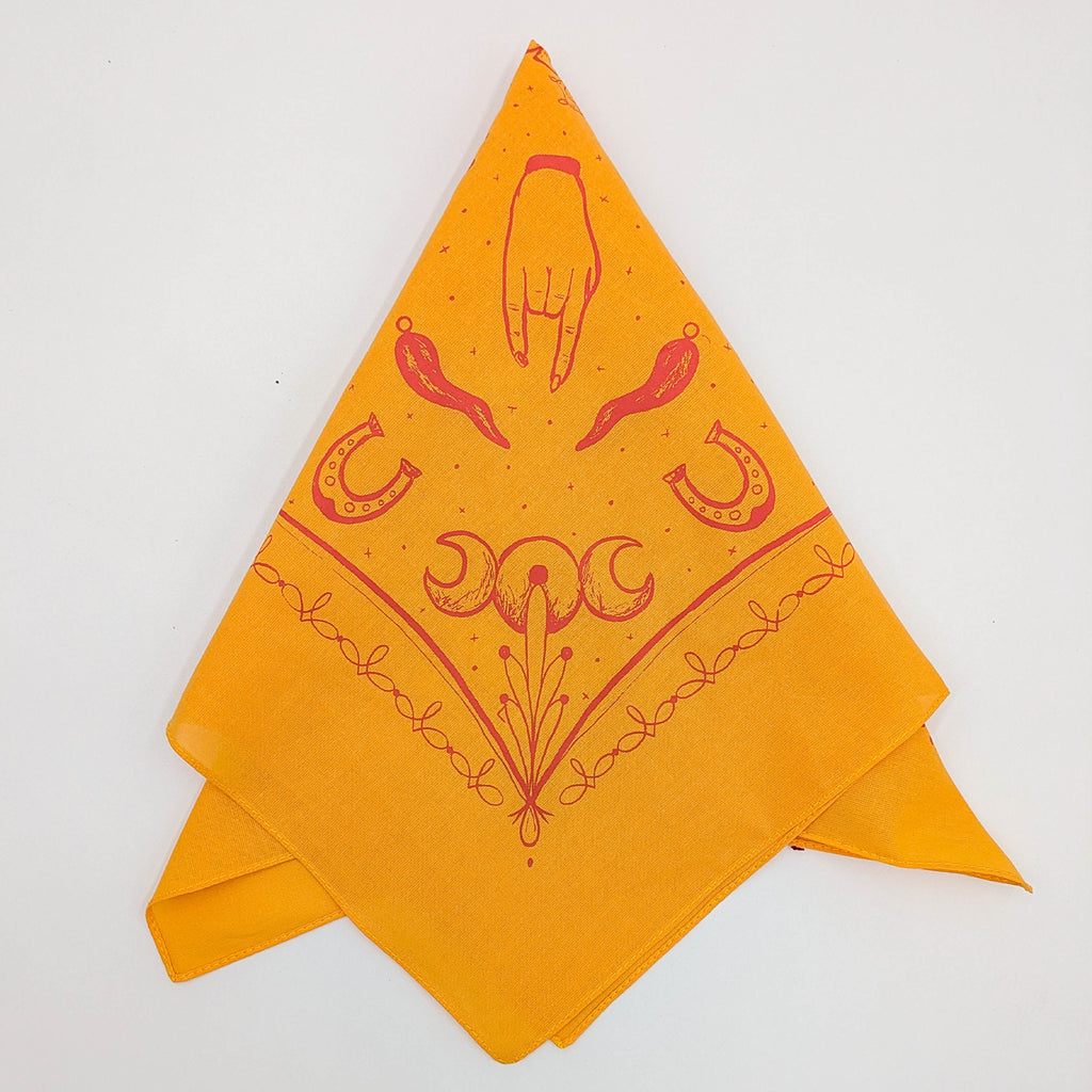 Cimatura Mediterranean hand printed 100% Cotton Bandana/Scarf