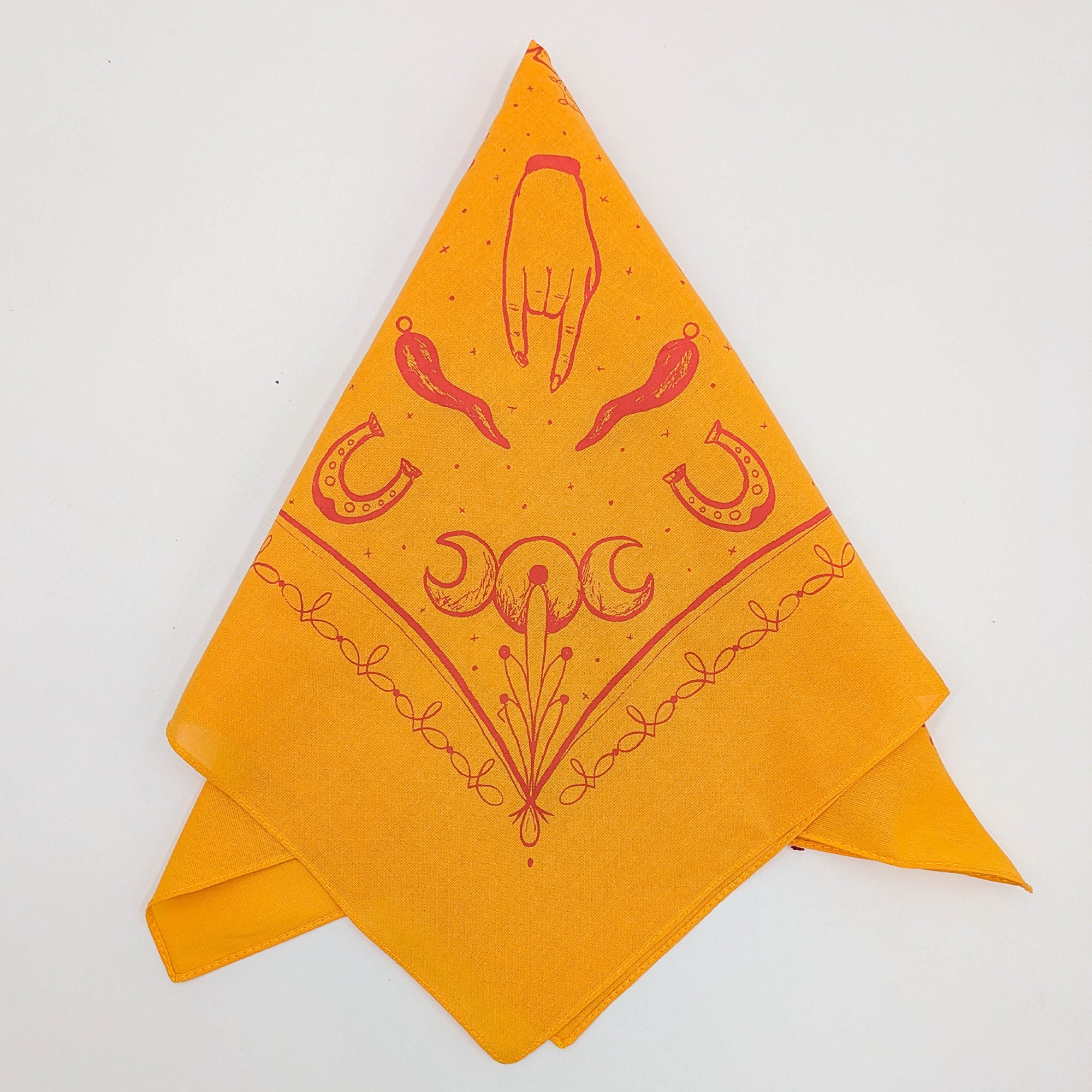 Cimatura Mediterranean hand printed 100% Cotton Bandana/Scarf