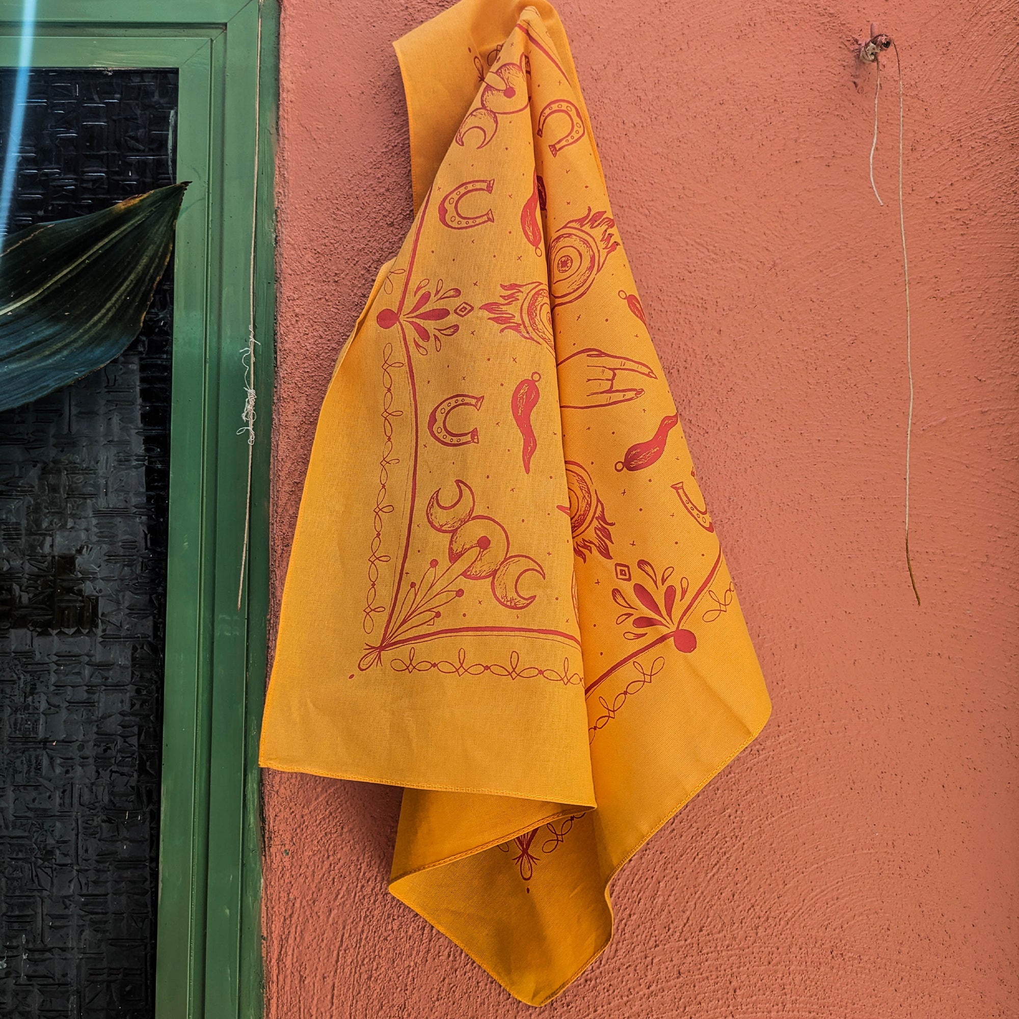 Cimatura Mediterranean hand printed 100% Cotton Bandana/Scarf
