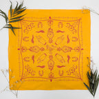 Cimatura Mediterranean hand printed 100% Cotton Bandana/Scarf