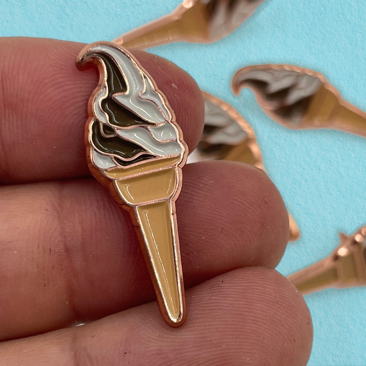 Soft Ice Cream Pin - Cat Magic Collective