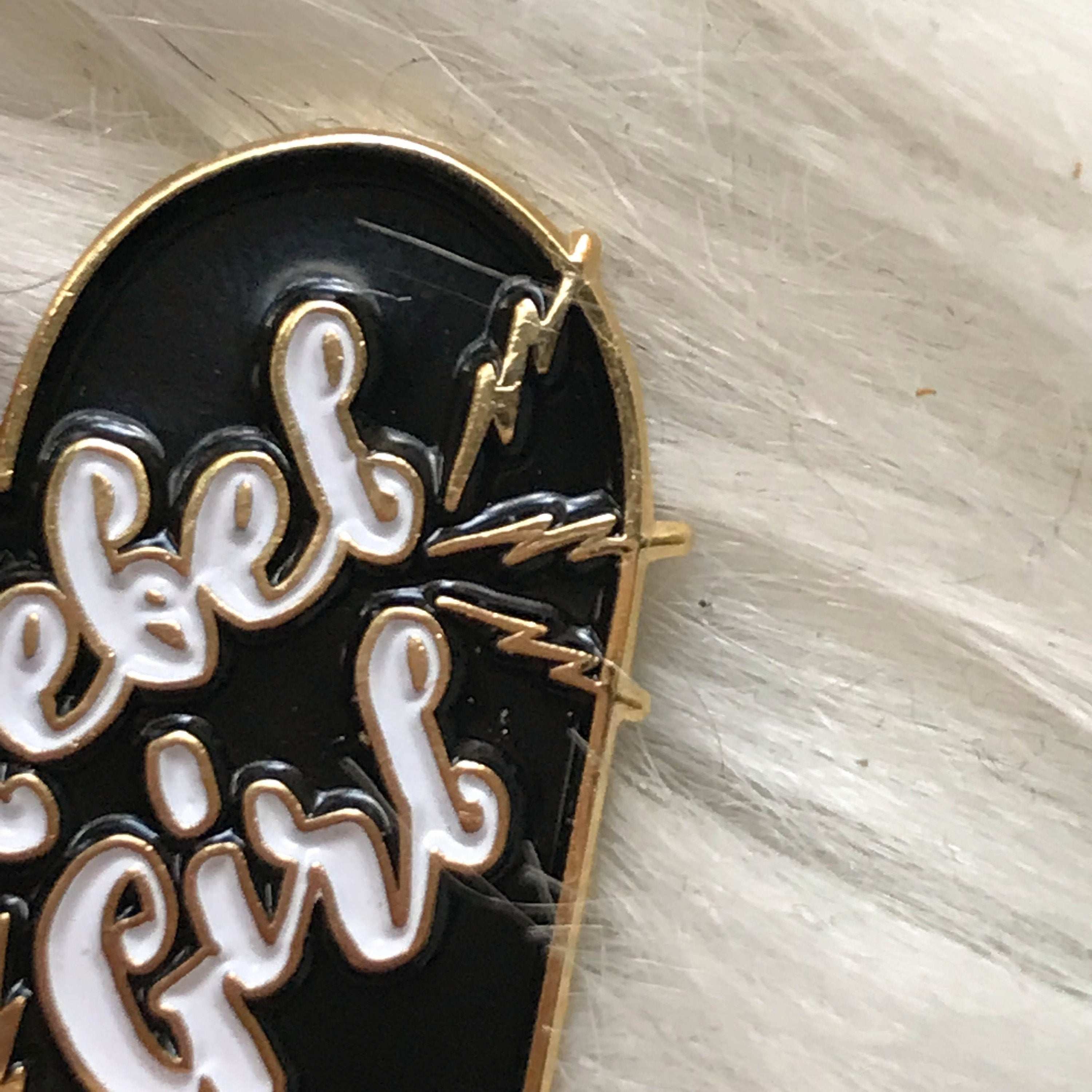 Rebel Girl enamel pin - Cat Magic Collective