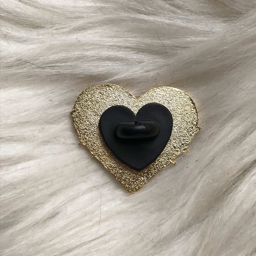 Rebel Girl enamel pin - Cat Magic Collective