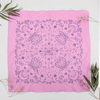 Moon Crystal Pink Amethyst Glitter Bandana