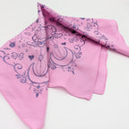 Moon Crystal Pink Amethyst Glitter Bandana