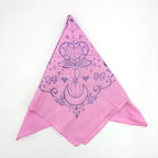 Moon Crystal Pink Amethyst Glitter Bandana