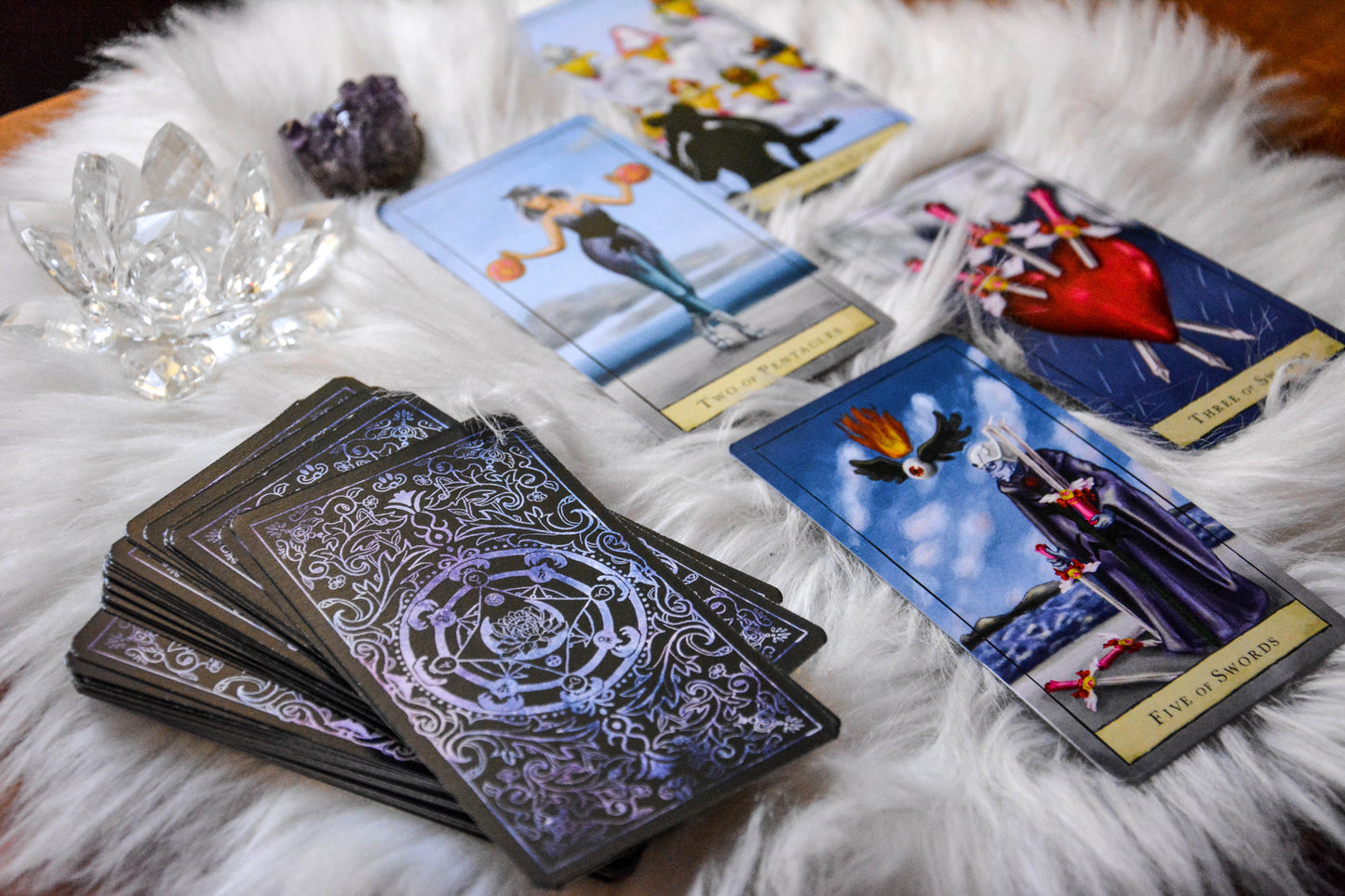 Moon Crystal Tarot Card Deck