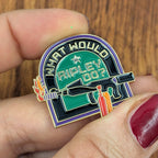 What would Ripley do? soft enamel pin