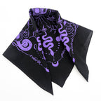 Snakes & Witches hand printed 100% cotton scarf / bandana