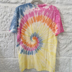 Psychedelic tie dye RAY OF F*KN SUNSHINE TEE