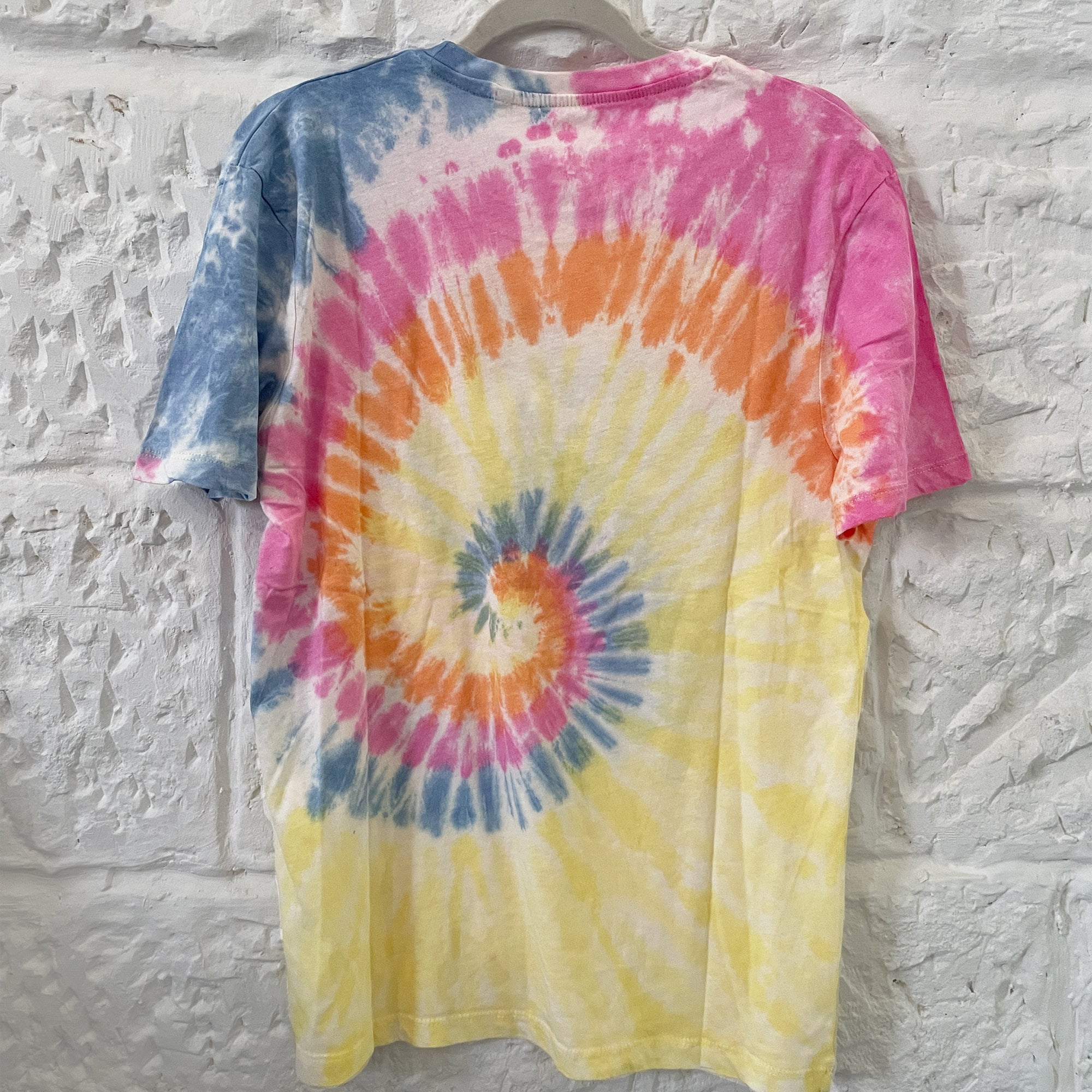 Psychedelic tie dye RAY OF F*KN SUNSHINE TEE