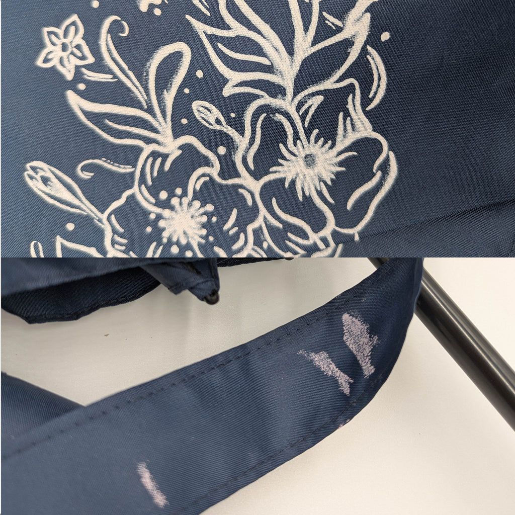 XEMX U XITA LE GRAZZI / Maltese hand printed FOLDING UMBRELLA