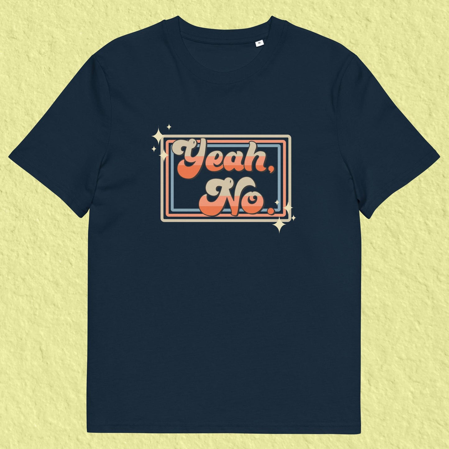 "Yeah No" Retro Bubble Gum T-Shirt