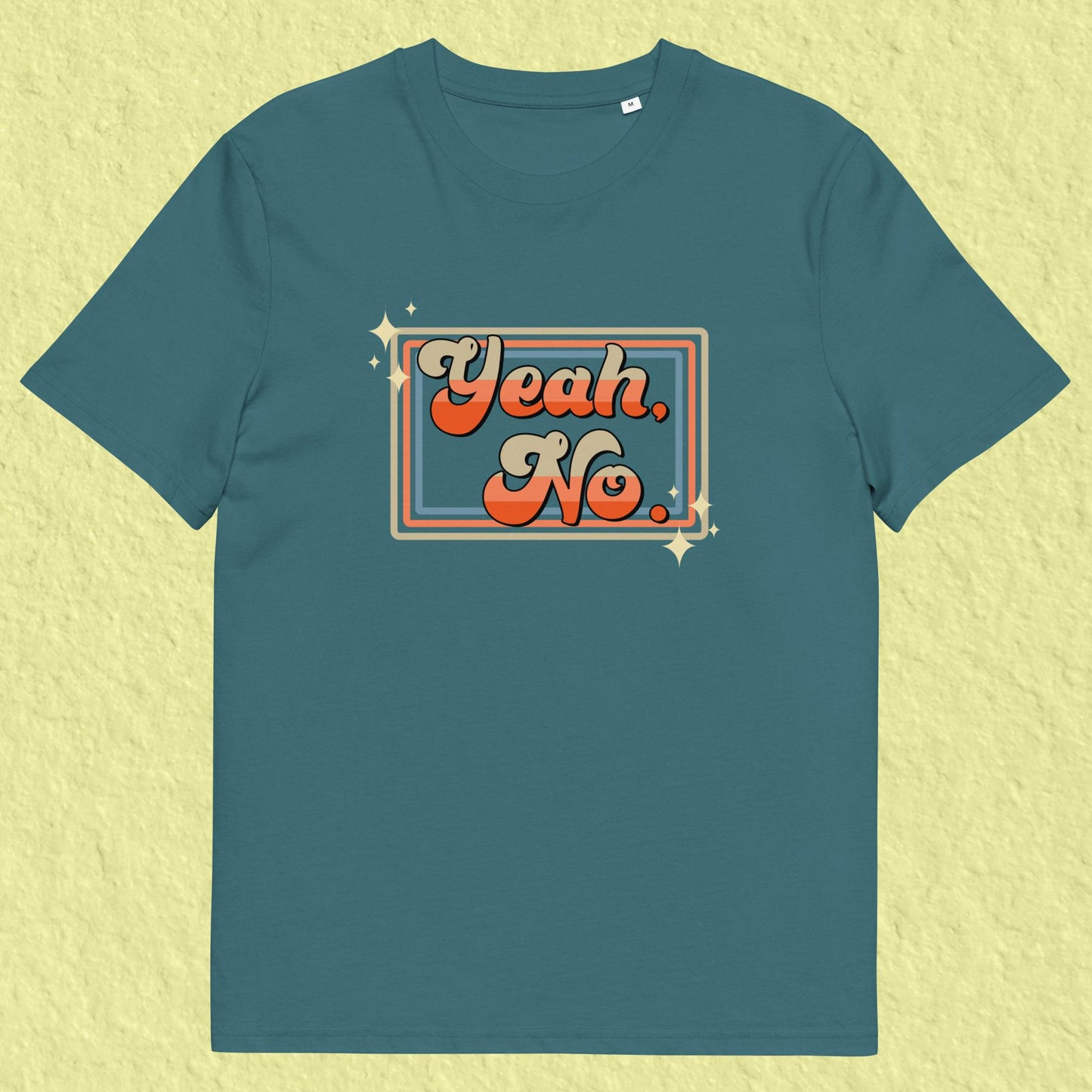 "Yeah No" Retro Bubble Gum T-Shirt