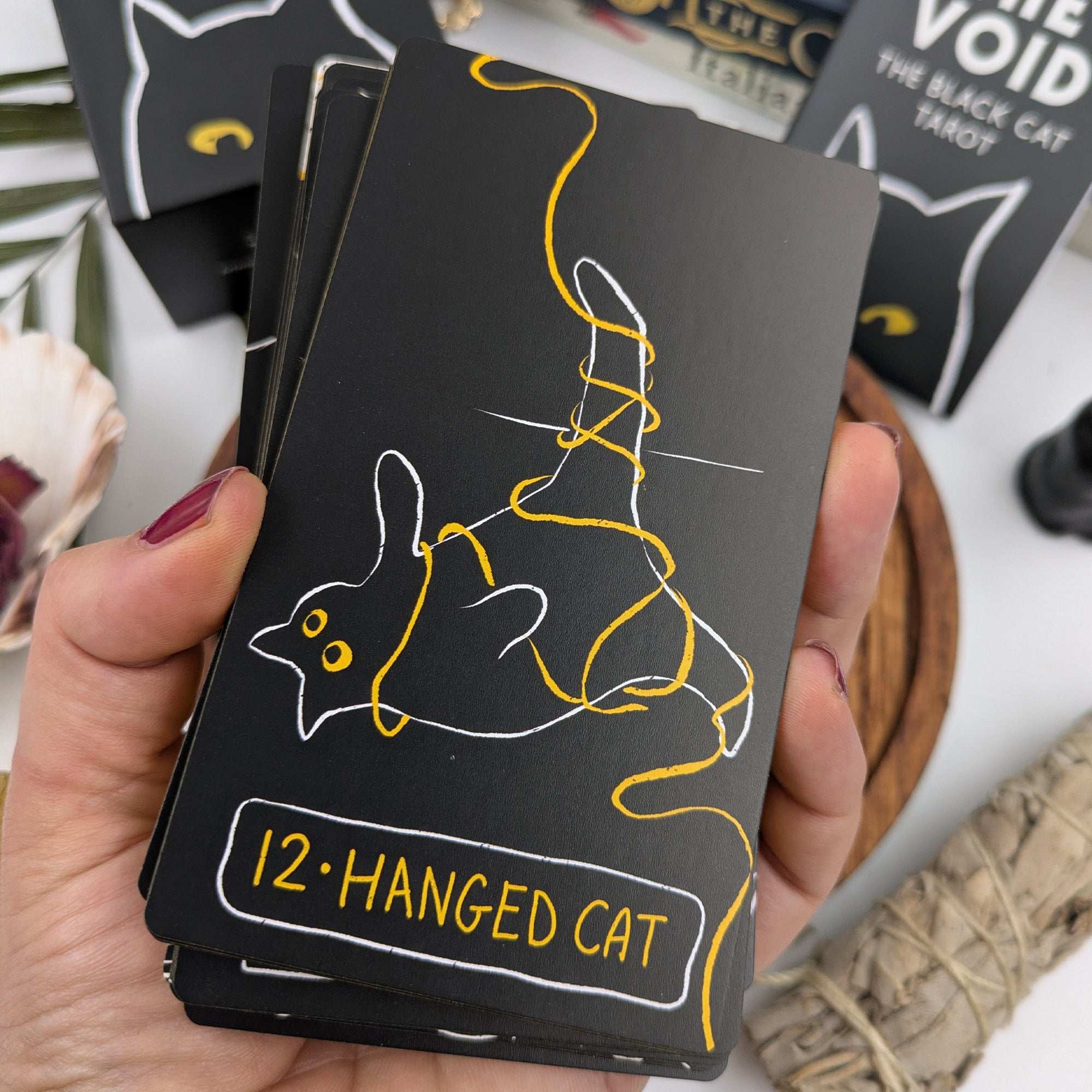 Into the void - The black cat tarot deck (from the creator)