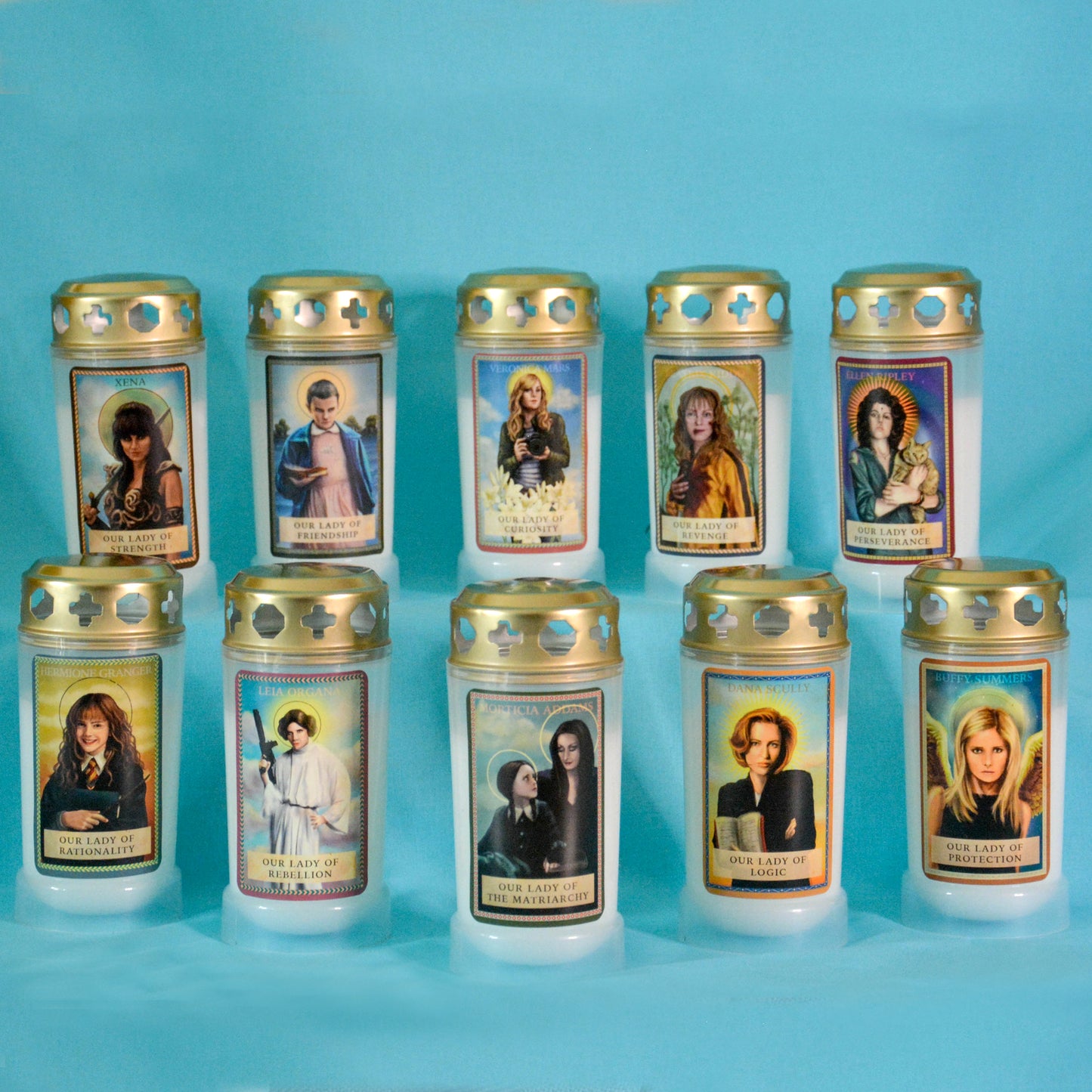 Pop Culture Divas feminist movie star Votive Candles