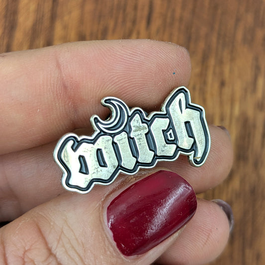 Moon Witch soft Enamel Pin Badge