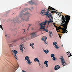 Handmade Tie Dyed Pouch - Tobacco/Make up/Tarot Cards - Cat Magic Collective