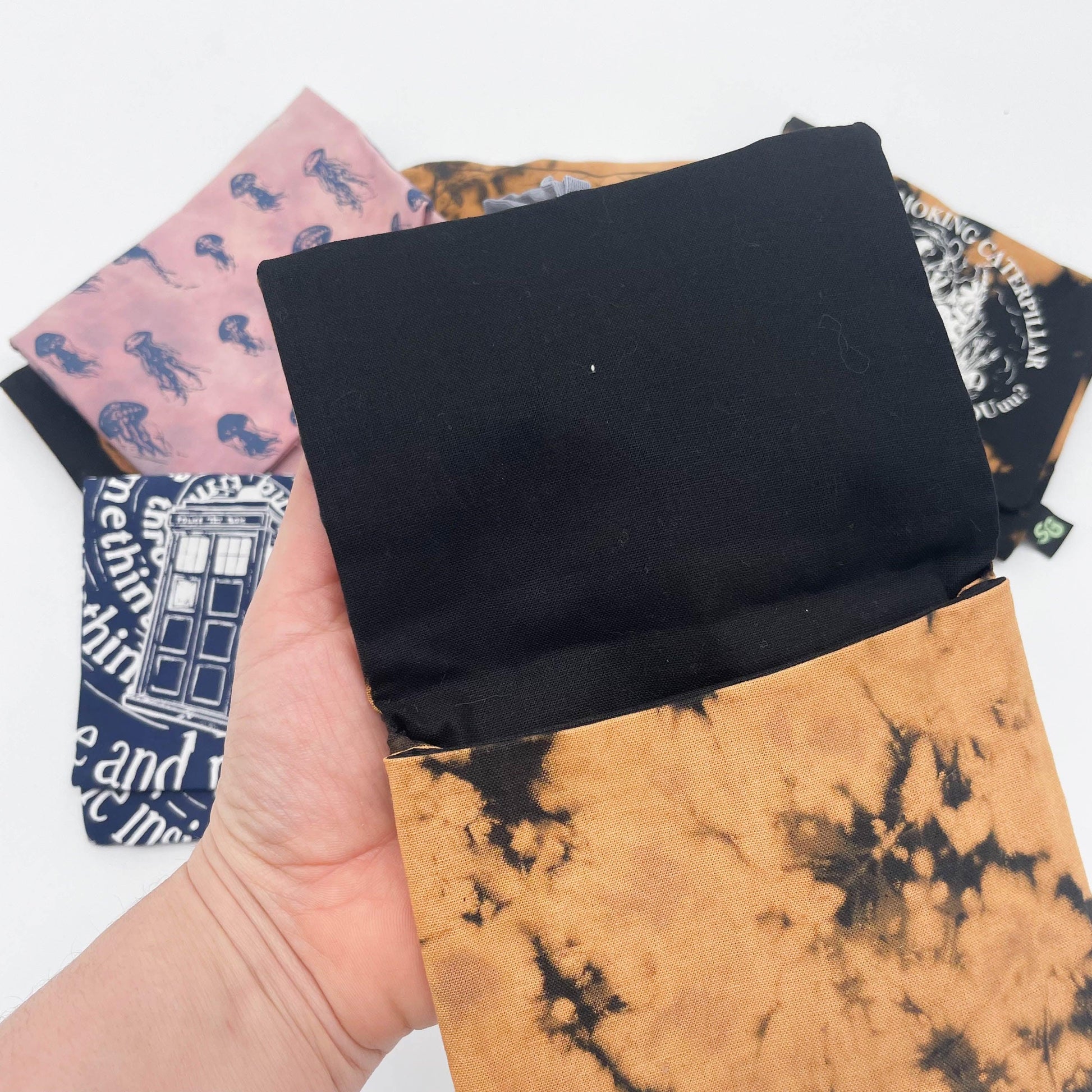 Handmade Tie Dyed Pouch - Tobacco/Make up/Tarot Cards - Cat Magic Collective