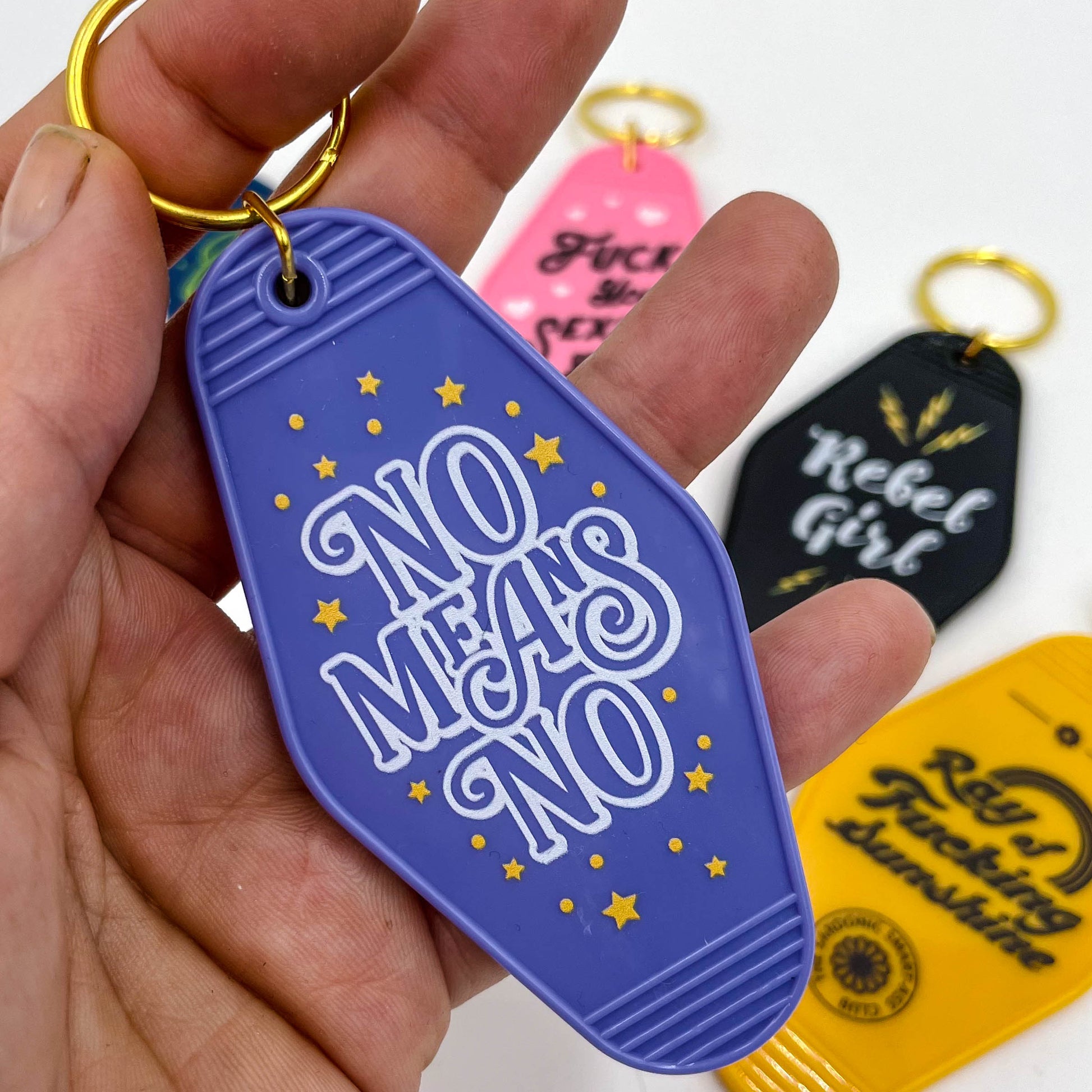 The Sassy and Sardonic Club - Motel Keychain Collection - Cat Magic Collective