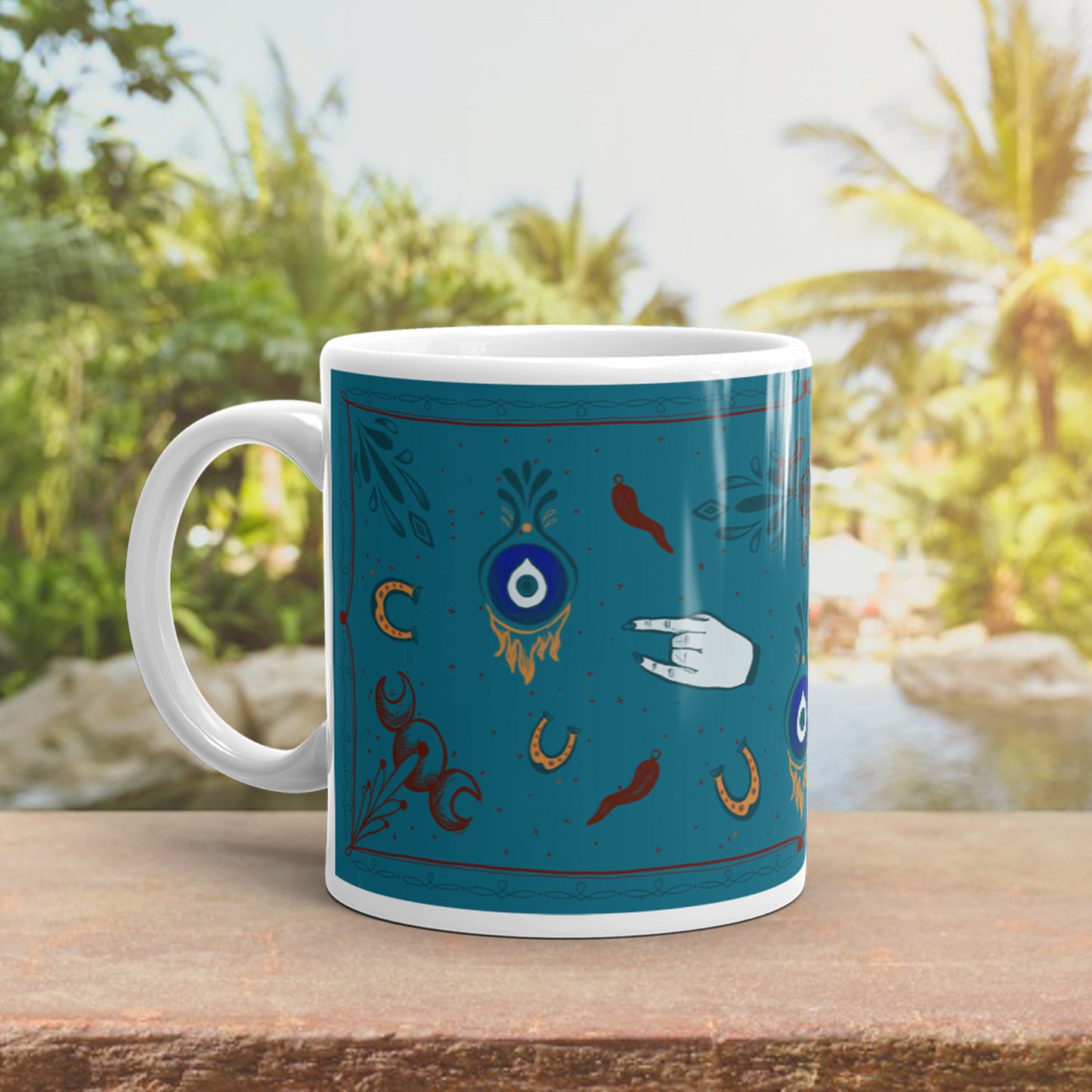 Mediterranean Witchy Mug - Cat Magic Collective