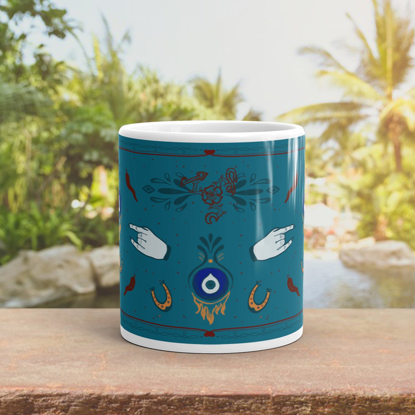 Mediterranean Witchy Mug - Cat Magic Collective