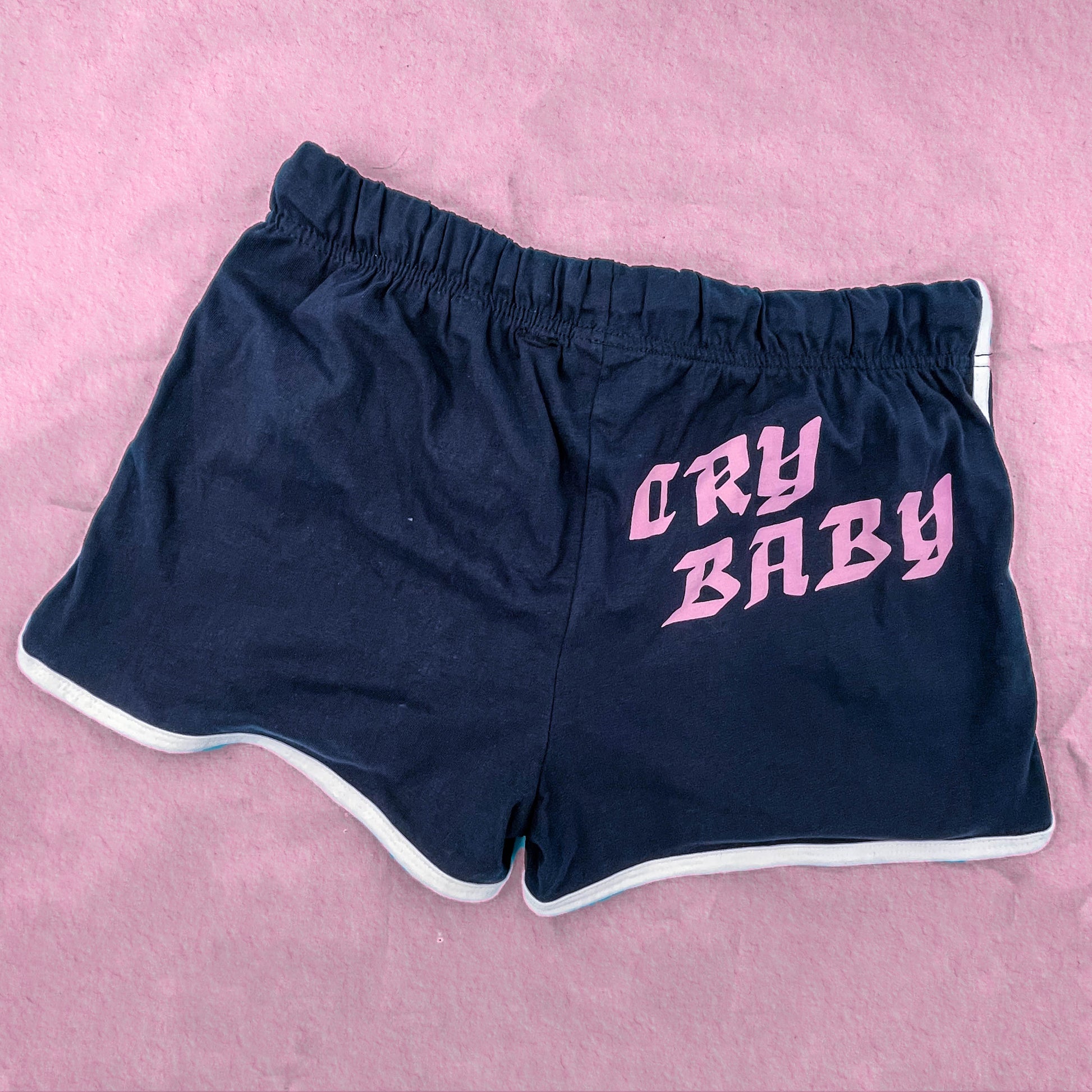 Cry Baby Retro Shorty Shorts - Cat Magic Collective