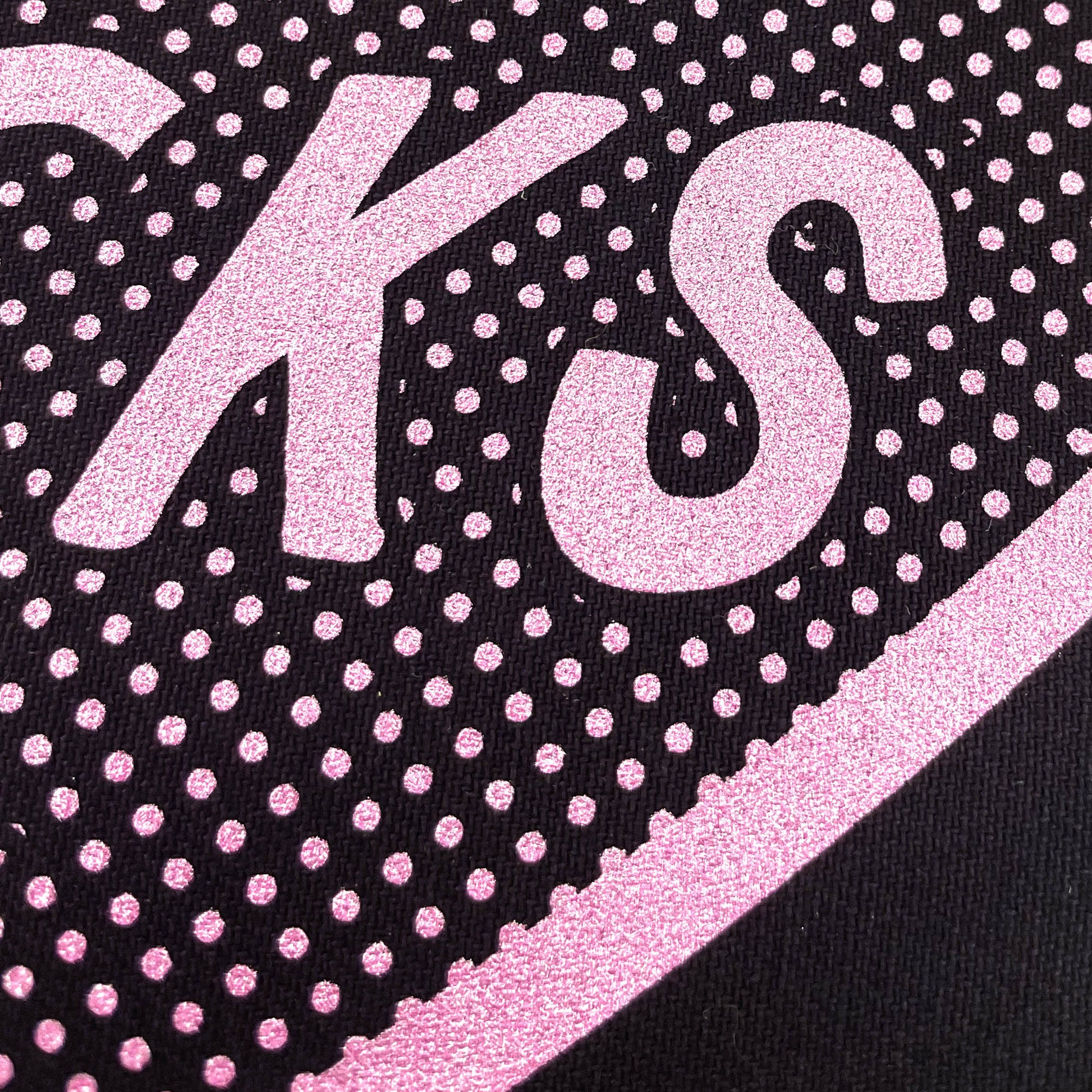 Glittery Pink Look at All the fucks I Give back patch - Cat Magic Collective