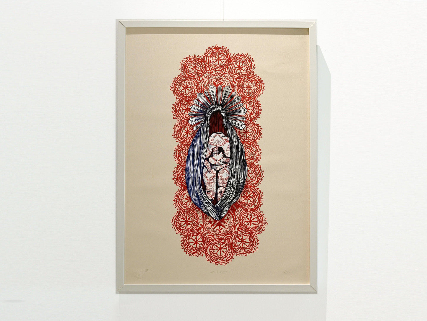 Qima | Worship - Limited Edition 2nd Run Screen Print - Cat Magic Collective