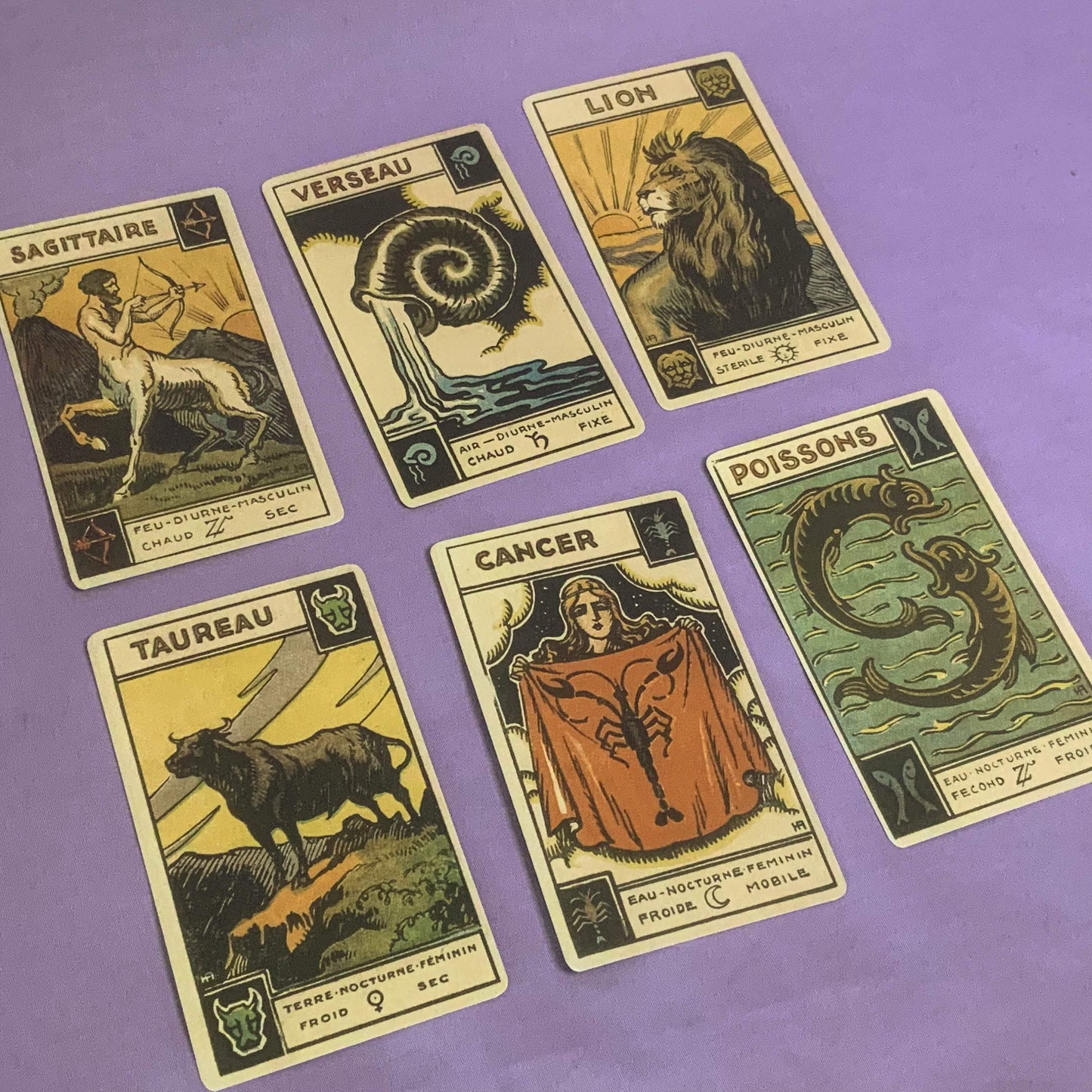 Astrological Tarot Deck Reproduction, Le Tarot Astologique by Muchery - Cat Magic Collective