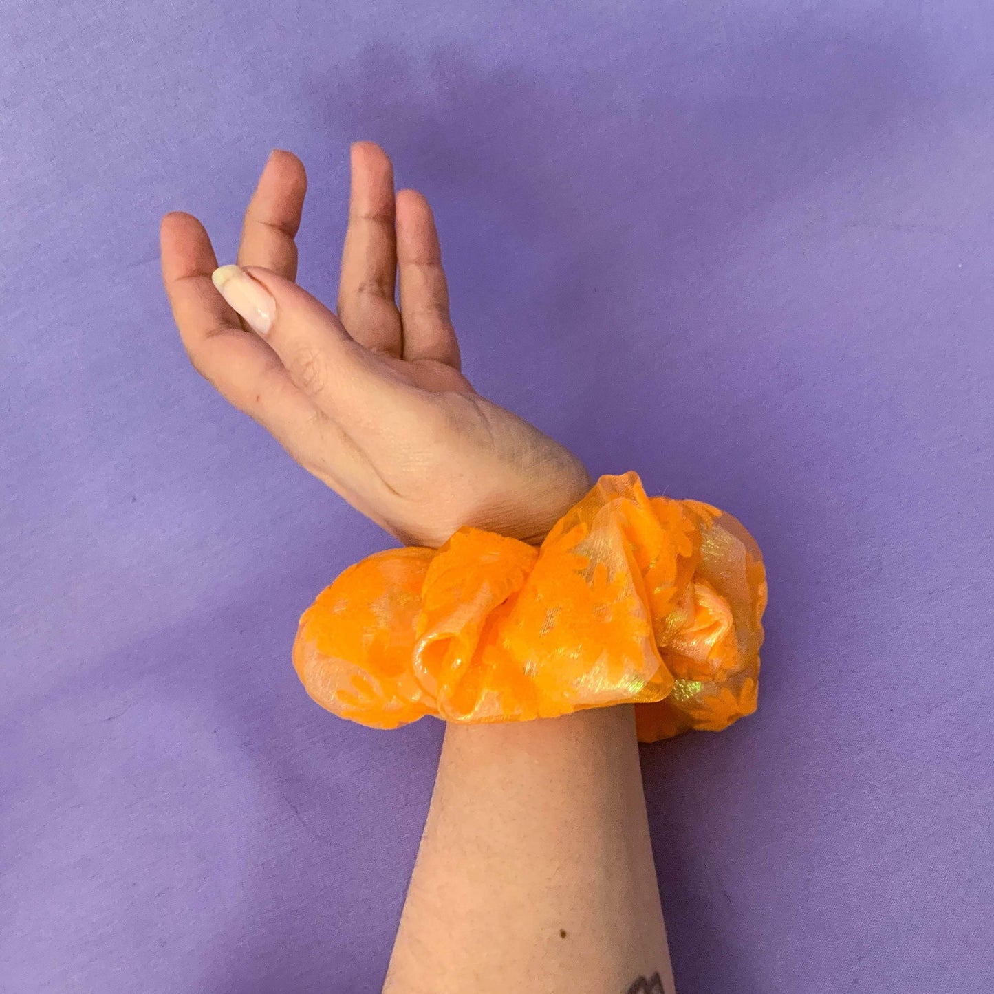 Magical Flower Power Organza Hair Scrunchies - Cat Magic Collective