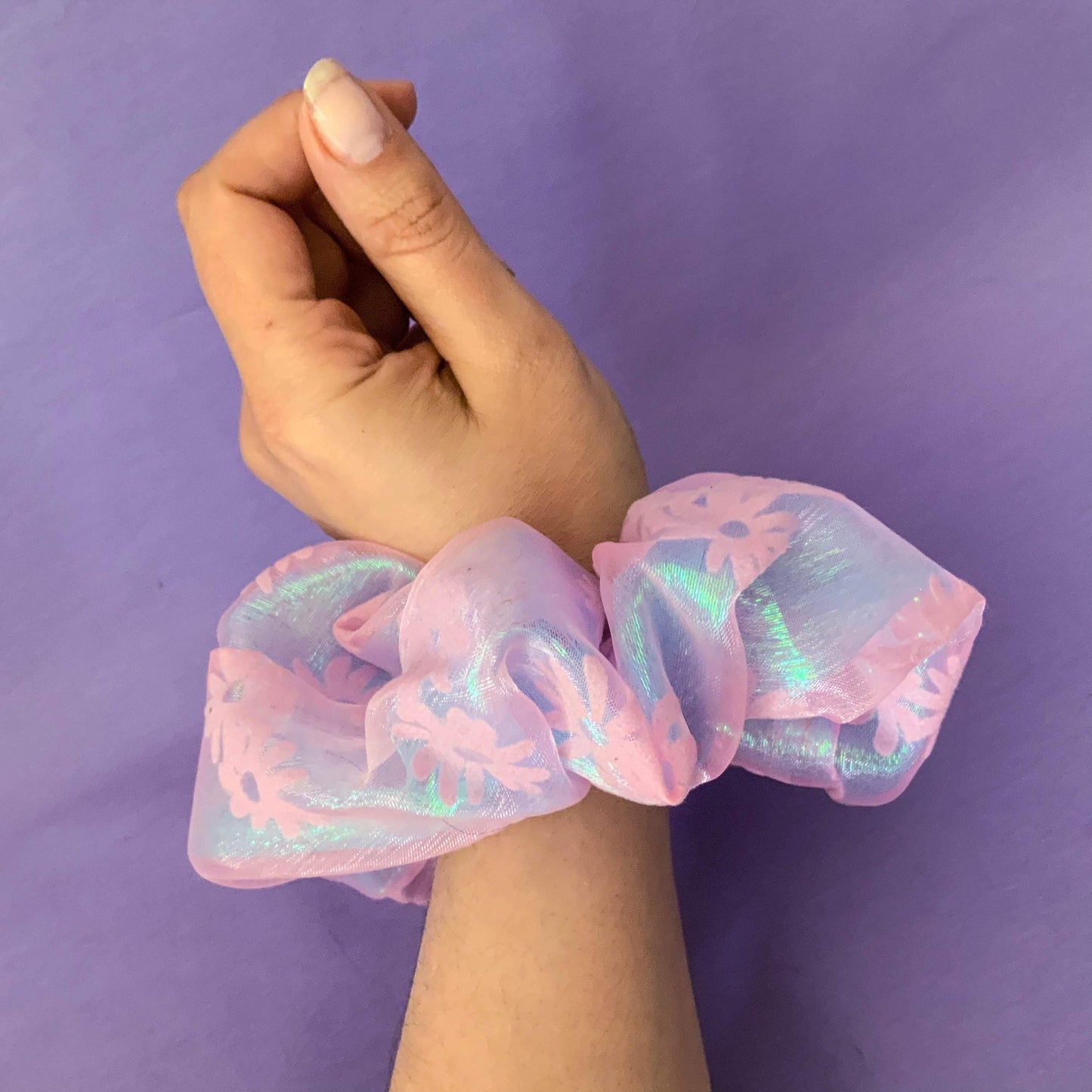 Magical Flower Power Organza Hair Scrunchies - Cat Magic Collective