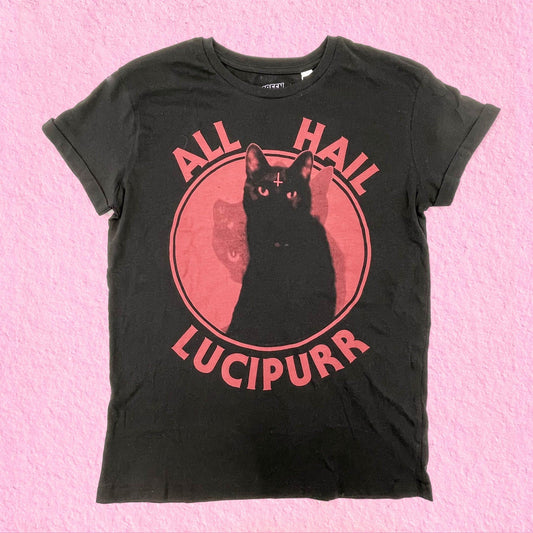 All Hail Lucipurr T-Shirt - Cat Magic Collective