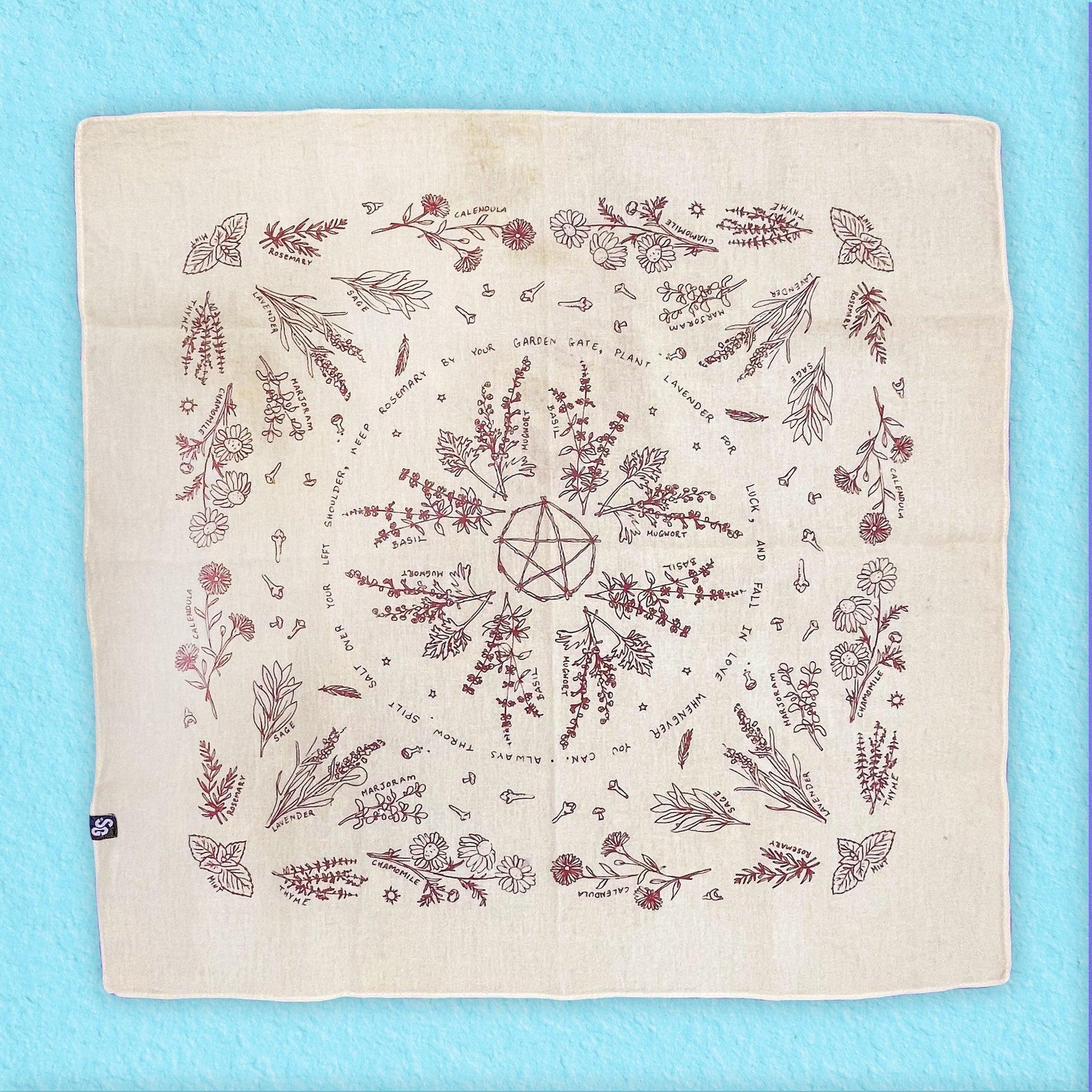 A touch of Magic Cotton Bandana/Scarf - Cat Magic Collective