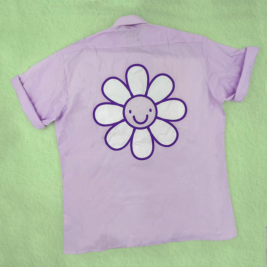 Happy Daisy Ray of Sunshine Screen Printed Shirt - Cat Magic Collective