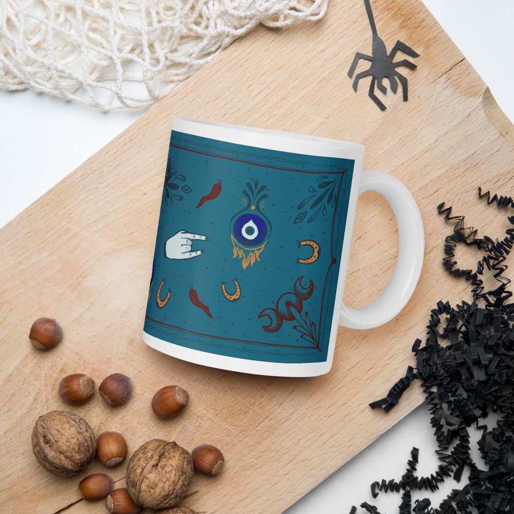 Mediterranean Witchy Mug - Cat Magic Collective